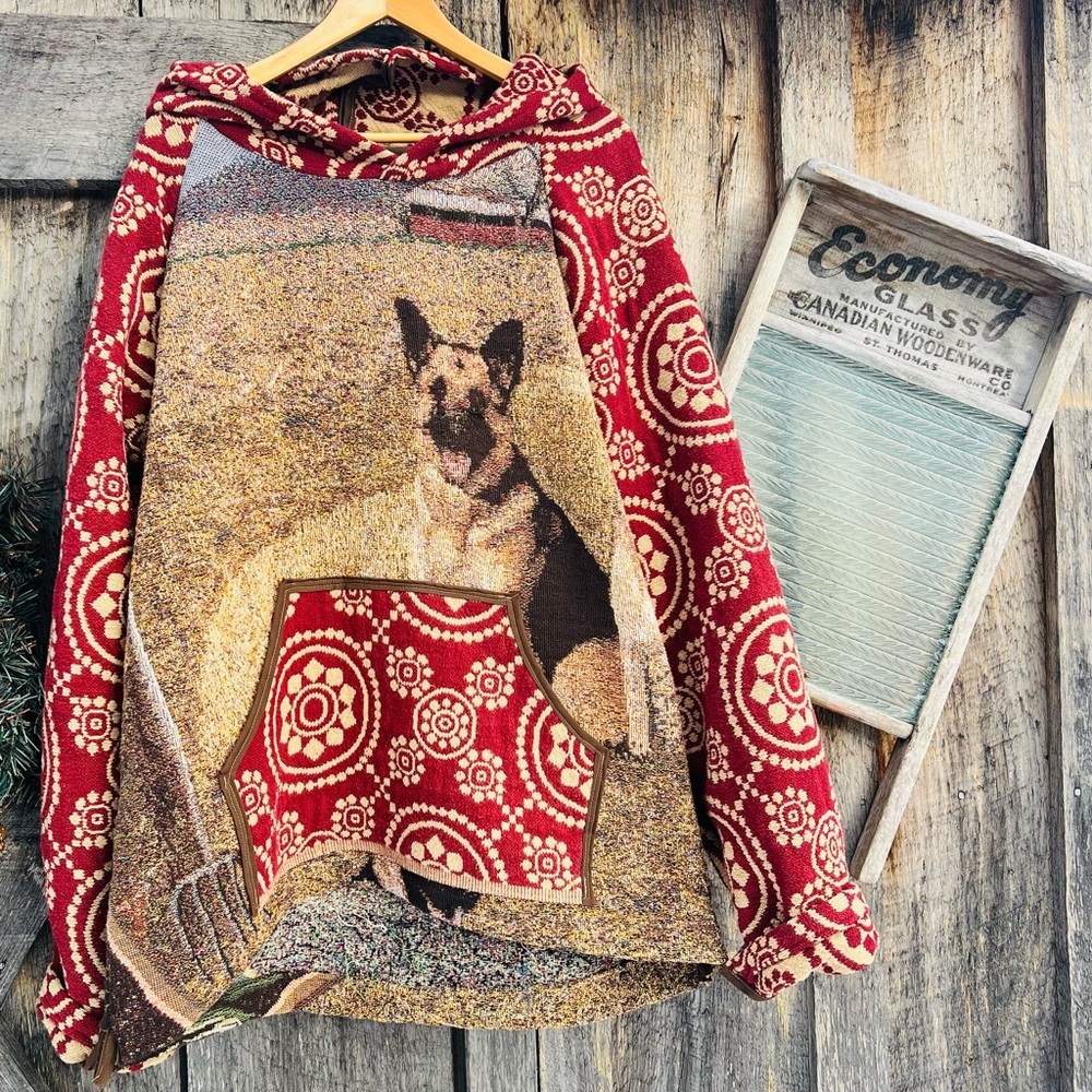 Handmade German shepherd hoodie